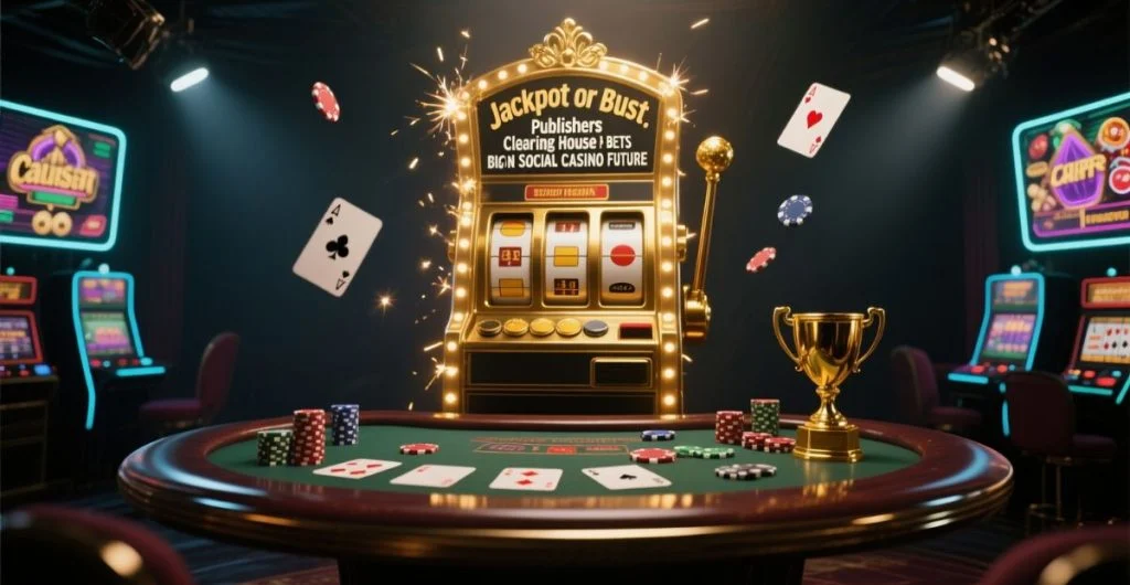 Brightly Lit Slot Machine Game Inside Casino Reads Jackpot or Bust 1024x530 1